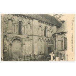 carte postale ancienne 14 FONTAINE-HENRY. L'Eglise et Cimetière