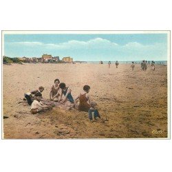 carte postale ancienne 14 FRANCEVILLE. La Plage