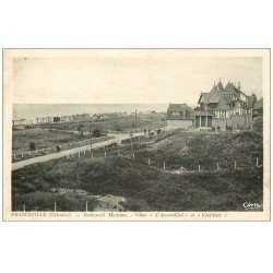 carte postale ancienne 14 FRANCEVILLE. Villas Arc-en-Ciel et Vert-Vert boulevard Maritime 1929