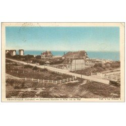 carte postale ancienne 14 FRANCEVILLE. Villas Boulevard Maritime 1937