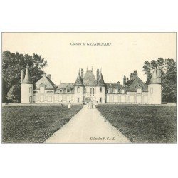 carte postale ancienne 14 GRANDCAMP. Le Château animation