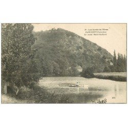 carte postale ancienne 14 HARCOURT. Le Mont Saint-Gaillard rameur