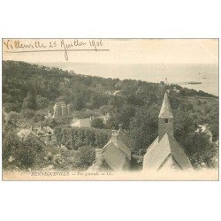 carte postale ancienne 14 HENNEQUEVILLE. Vue générale 1906