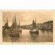 carte postale ancienne 14 HONFLEUR. Bassin Bateaux de Pêche