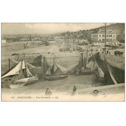 carte postale ancienne 14 HONFLEUR. Bassin vue d'ensemble 1921