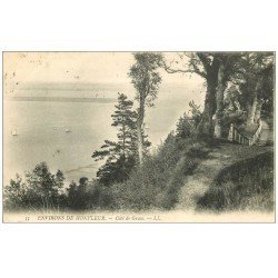 carte postale ancienne 14 HONFLEUR. Côte de Grâce 1908