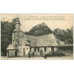 carte postale ancienne 14 HONFLEUR. Eglise Notre-Dame de Grâce 1907