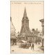 carte postale ancienne 14 HONFLEUR. Eglise Sainte-Catherine Clocher 16