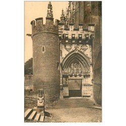 carte postale ancienne 81 ALBI. Cathédrale Sainte-Cécile. Porte Dominique de Florence