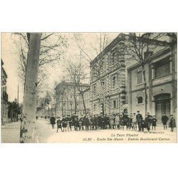 carte postale ancienne 81 ALBI. Ecole Sainte-Marie Boulevard Carnot