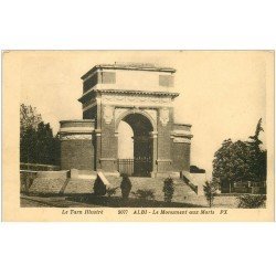 carte postale ancienne 81 ALBI. Le Monument aux Morts