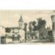 carte postale ancienne 81 ANGLES DU TARN. Café du Commerce Place de l'Eglise vers 1900
