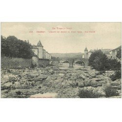 81 ARFONS. Montagne Noire. Un rendez-vous de Chasse sur la Place. Cavaliers Chasseurs Chasse à Courre 1904