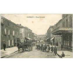 81 CARMAUX. Grand Hôtel Mader Route Nationale 1926