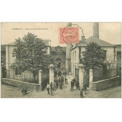 carte postale ancienne 81 CARMAUX. Verrerie Sainte-Clotilde 1905