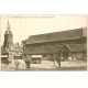 carte postale ancienne 14 HONFLEUR. Eglise Sainte-Catherine et Marché 36