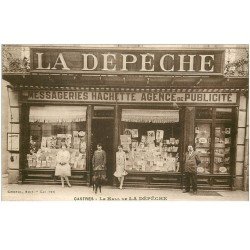 carte postale ancienne 81 CASTRES. Le Hall de La Dépêche. Messagerie Hachette Agence de Publicité