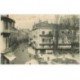 carte postale ancienne 81 CASTRES. Rue Henri IV et Place Nationale fiacres taxis