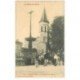 81 DOURGNE. Fontaine et Eglise 1912