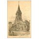 carte postale ancienne 14 HONFLEUR. Eglise Sainte-Catherine le Clocher dessin Bernhardt