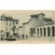 carte postale ancienne 81 GAILLAC. Place Thiers vieille Maison et Fontaine