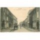 carte postale ancienne 81 LABESSONNIE. Bel attelage devant Tabac Café sur la Grand Rue