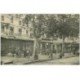 carte postale ancienne 81 LABRUGUIERE. Grand Café Boulevard de la République