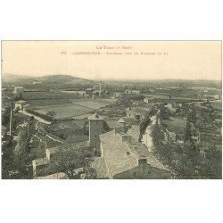 carte postale ancienne 81 LABRUGUIERE. Panorama pris du Clocher