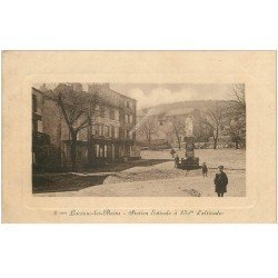 carte postale ancienne 81 LACAUNE-LES-BAINS. Café Hôtel les Renaissances 1911