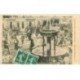 carte postale ancienne 81 LACAUNE-LES-BAINS. Jour de Foire Place du Griffoul 1908. Edition Mourgues