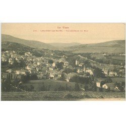 carte postale ancienne 81 LACAUNE-LES-BAINS. Vue générale du Midi