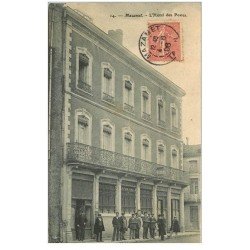 81 MAZAMET. L'Hôtel des Postes 1906 Facteurs et Employés