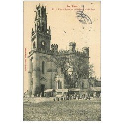 carte postale ancienne 81 NOTRE-DAME DE LA DRECHE. Un Jour de Kermesse 1909