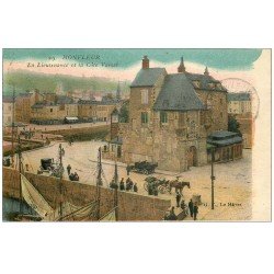 carte postale ancienne 14 HONFLEUR. La Lieutenance Côte Vassal 1932