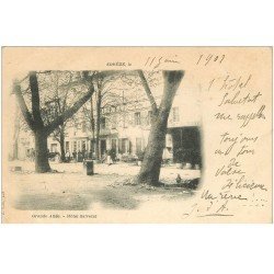 carte postale ancienne 81 SOREZE. Hôtel Salvetat Grande Allée 1901
