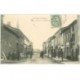 carte postale ancienne 81 SOUAL. La Grand Rue 1907 Garage et Coiffeur