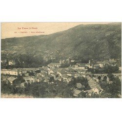 carte postale ancienne 81 VABRE. Vue sur la Ville