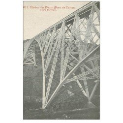 carte postale ancienne 81 VIADUC DU VIAUR. Pont de Tanus