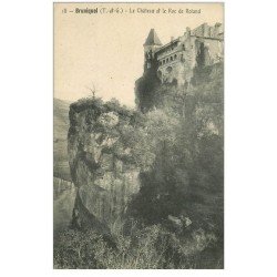 82 BRUNIQUEL. Château et Roc Roland 1911