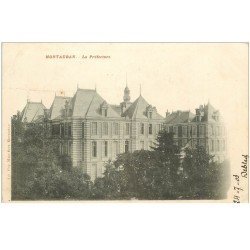 carte postale ancienne 82 MONTAUBAN. La Préfecture 1903. Destinataire au Château d'ymanville