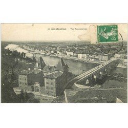 carte postale ancienne 82 MONTAUBAN. Vue Panoramique 1914