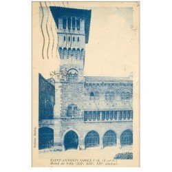 carte postale ancienne 82 SAINT-ANTONIN-NOBLE. Hôtel de Ville 1932