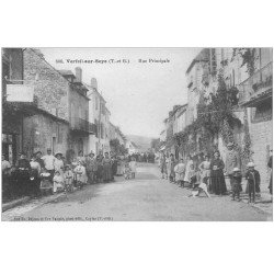 82 VERFEIL-SUR-SEYE. Tabac Rue Principale grosse animation