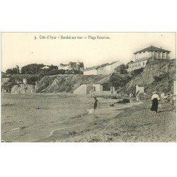 carte postale ancienne 83 BANDOL. Plage Renecros