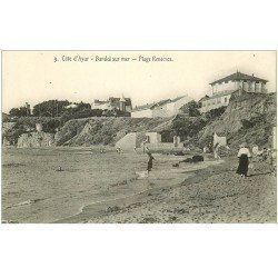 carte postale ancienne 83 BANDOL. Plage Renecros