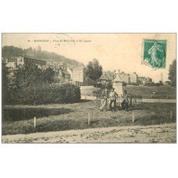 carte postale ancienne 14 HONFLEUR. Le Mont Joli et Square vers 1910