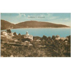 carte postale ancienne 83 CAVALIERE. Vue sur le Village 1928