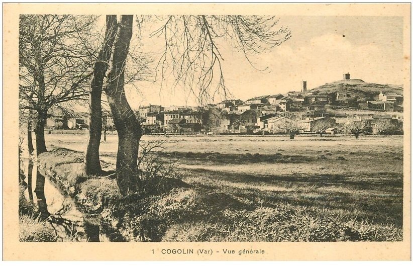 carte postale ancienne 83 COGOLIN. Le Village