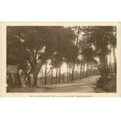 carte postale ancienne 83 COL DE GRATTELOUP. Montée de Bormes Forêt du Dom