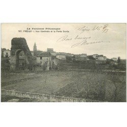 carte postale ancienne 83 FREJUS. La Porte Dorée 1913